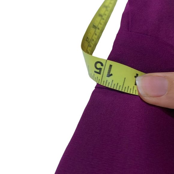 J Crew Deep Purple Sleeveless Silk Jumpsuit Size 0 - Picture 11 of 12